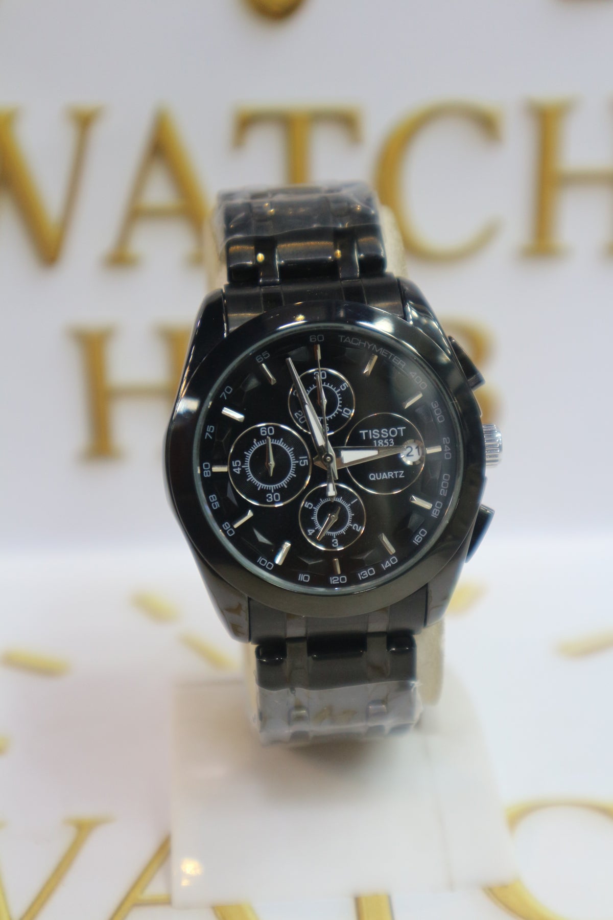 Tissot Chronograph Quartz (Likely Tissot PRC 200 Series ROYAL BLACK FINISH