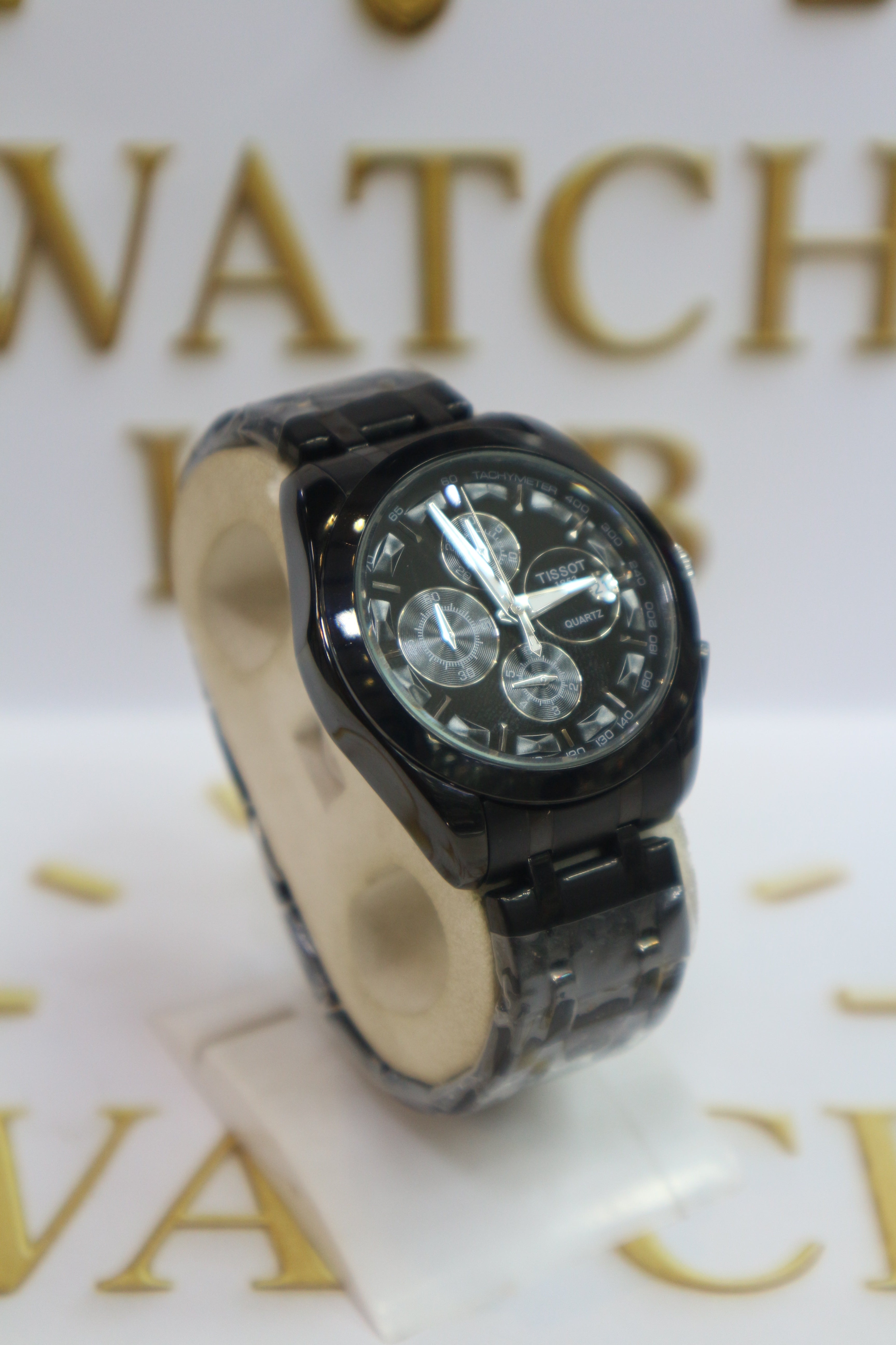 Tissot Chronograph Quartz (Likely Tissot PRC 200 Series ROYAL BLACK FINISH