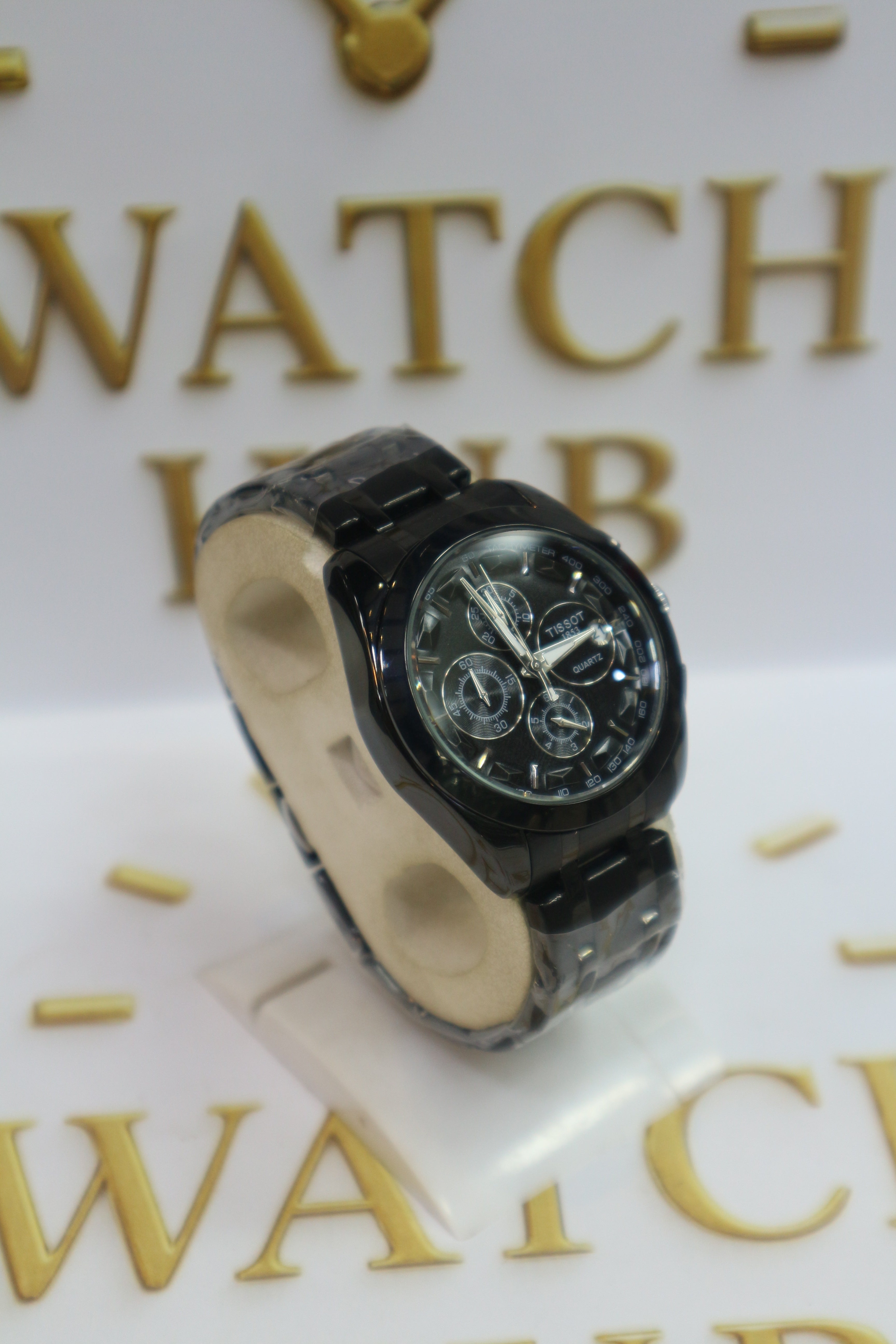 Tissot Chronograph Quartz (Likely Tissot PRC 200 Series ROYAL BLACK FINISH