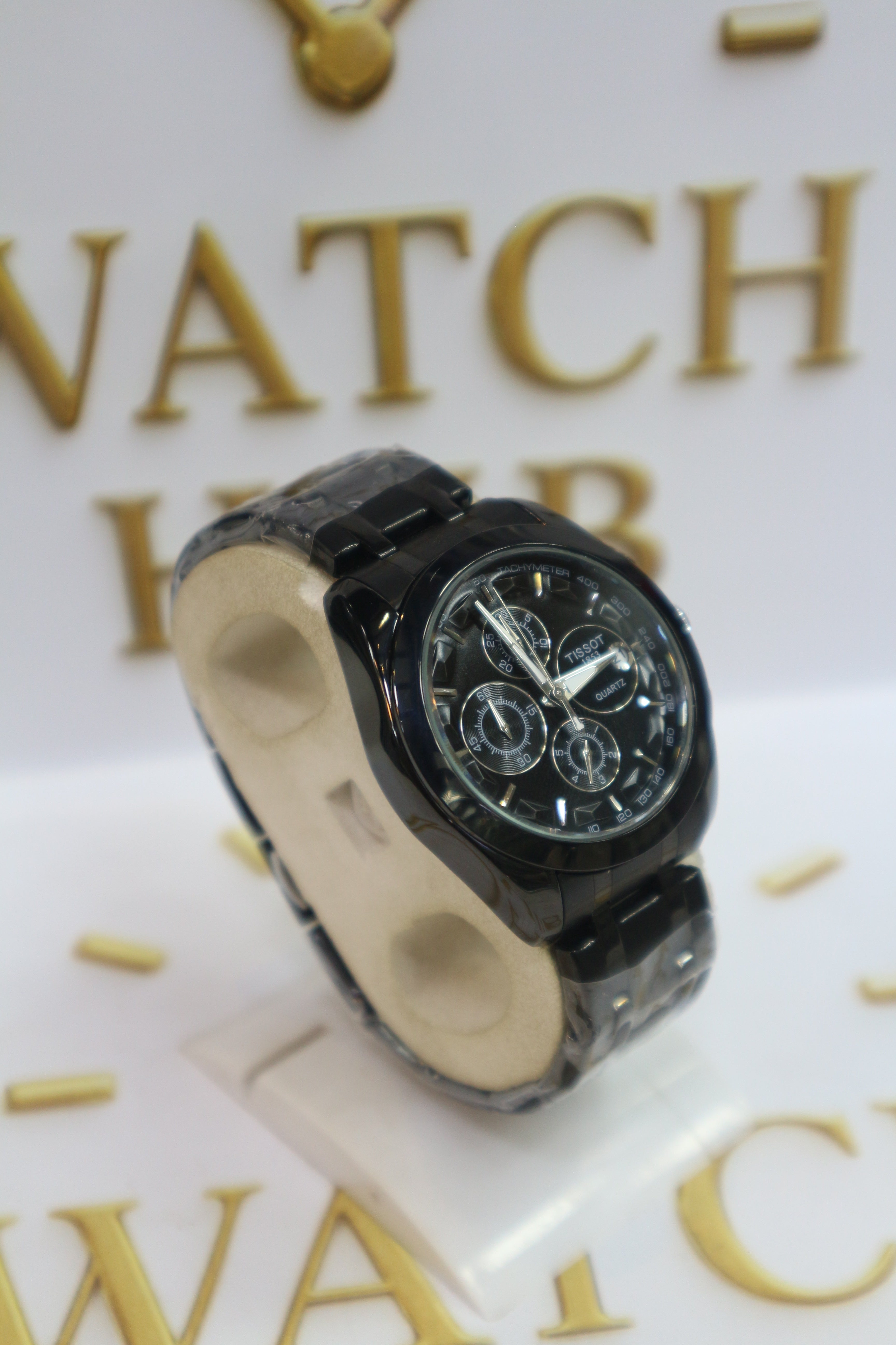 Tissot Chronograph Quartz (Likely Tissot PRC 200 Series ROYAL BLACK FINISH