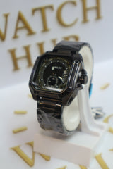 Appears to be Model BLACK FINISH Textured Center with Glossy BLACK Hour Markers