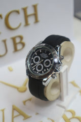 Rolex Cosmograph Daytona Set Description Black with SILVER sub-dials and hands