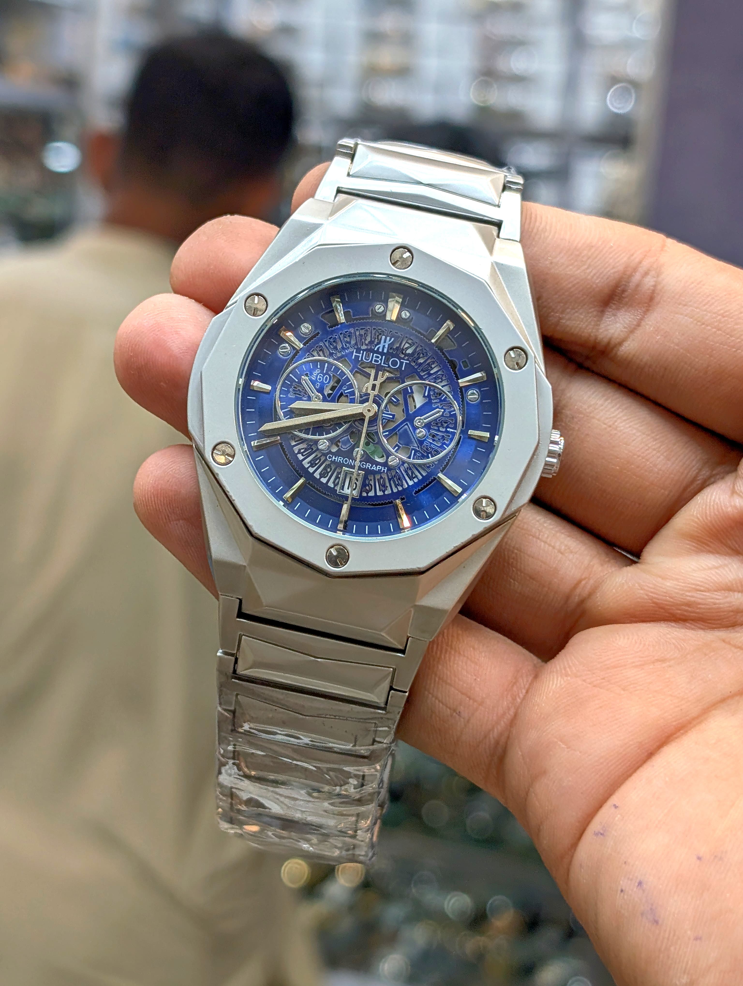 Hublon X Chrono – Silver Skeleton Edition