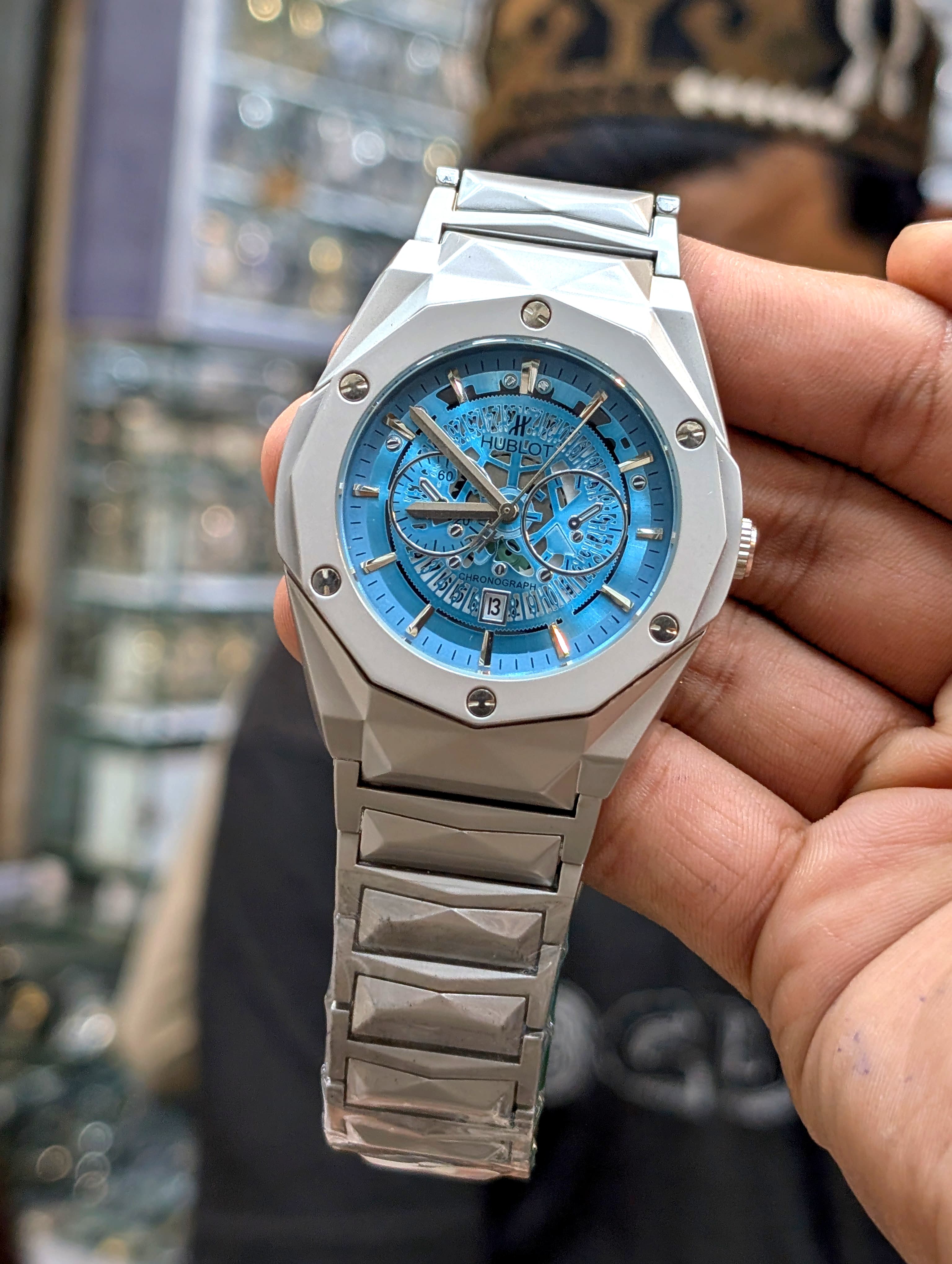 Hublon X Chrono – Silver Skeleton Edition