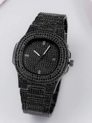 Patek Philippe Nautilus Black Iced Out